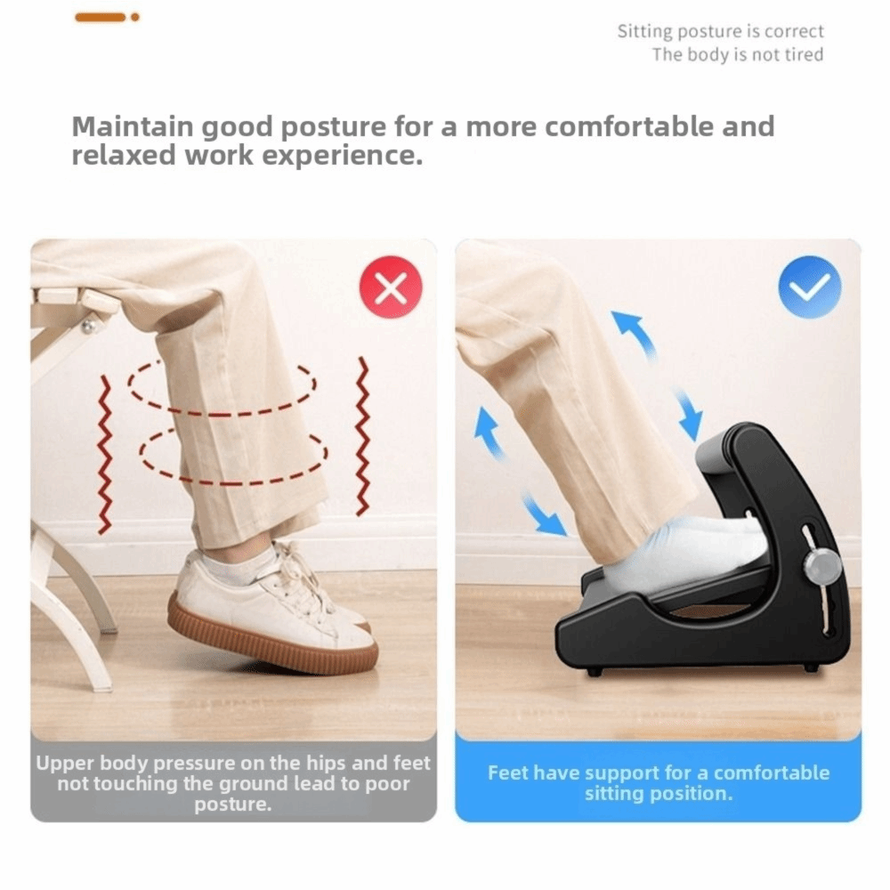 Poggiapiedi regolabile in alte - Footrest Under Desk recensione e prezzo